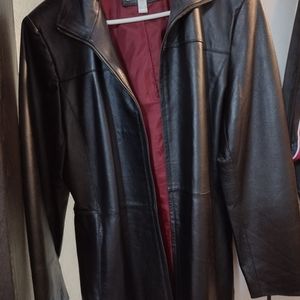 Worthington, women's leather coat